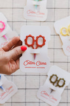 Mini Sunflower Embroidery Scissors: Rust