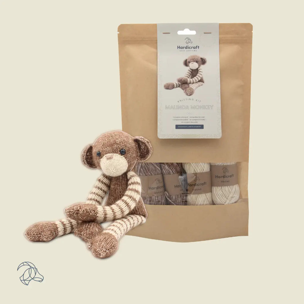 DIY Knitting Kit - Malinda Monkey