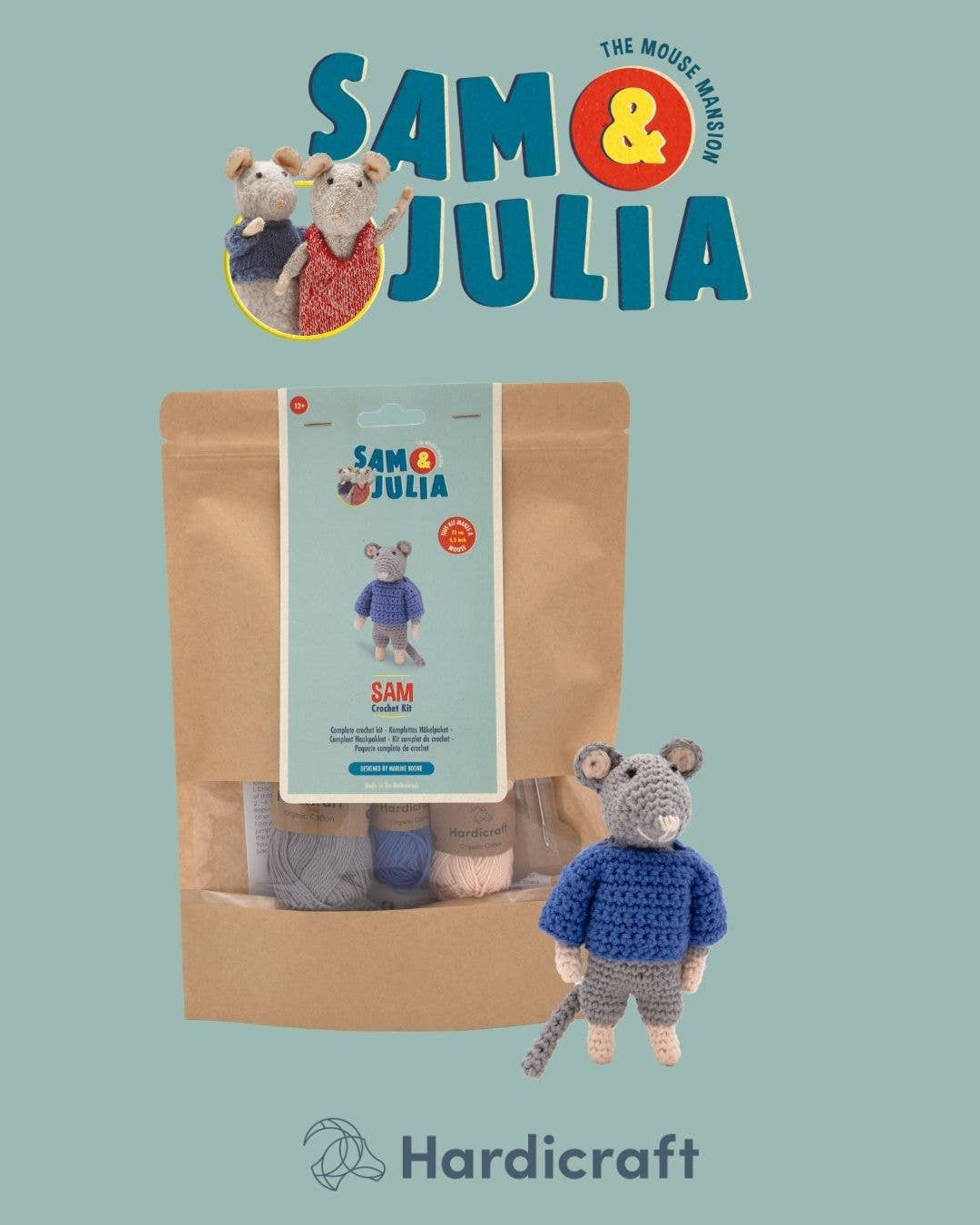 DIY Crochet Kit - Sam Mouse