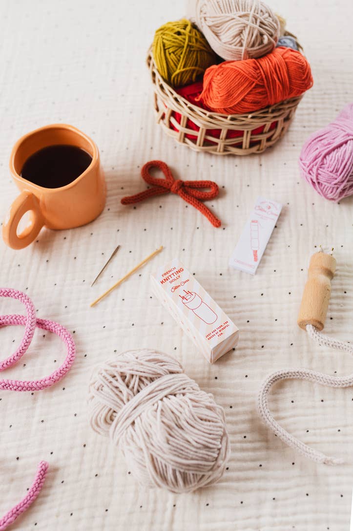 French Knitting Bobbin - Wooden Dolly