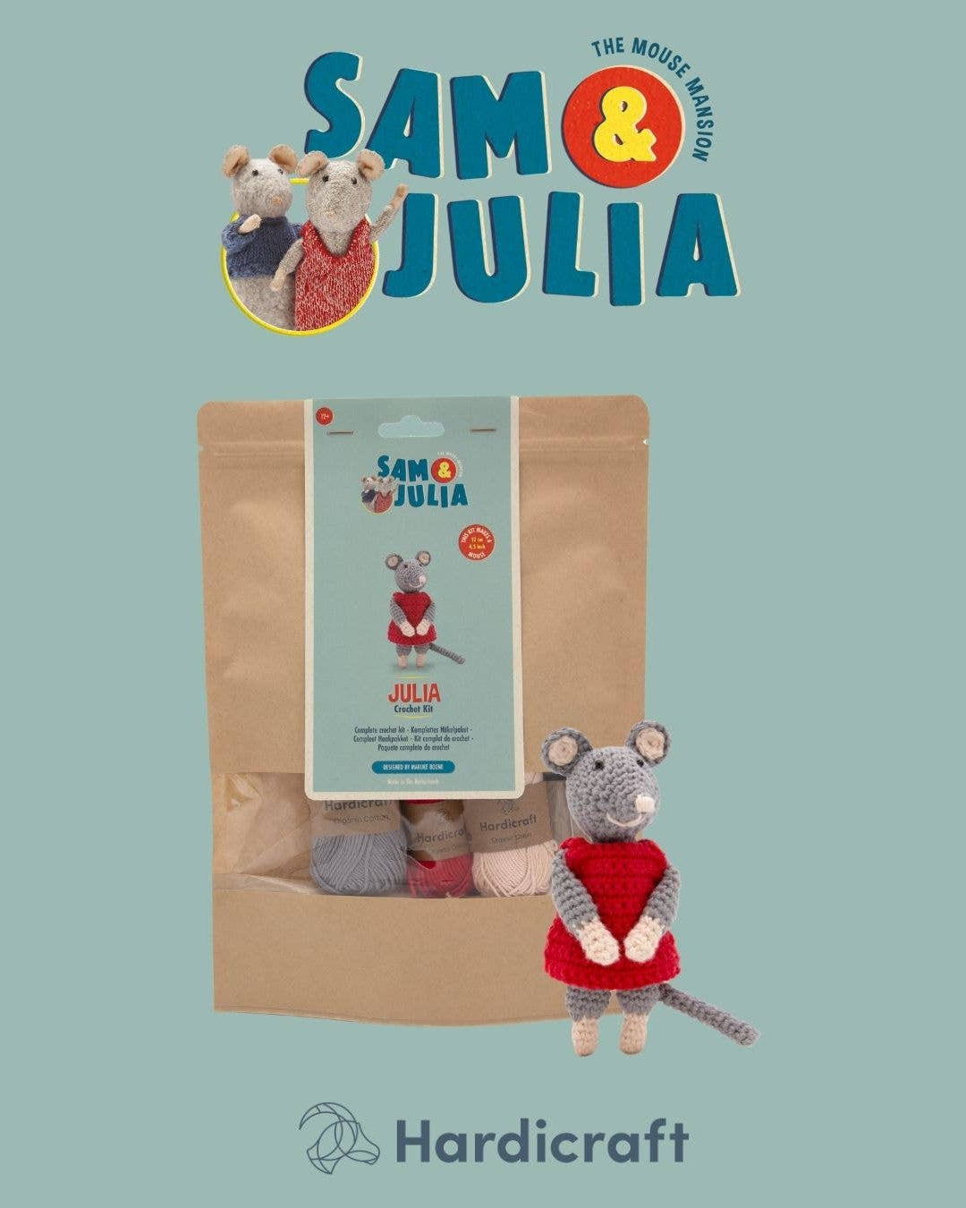 DIY Crochet Kit - Julia Mouse
