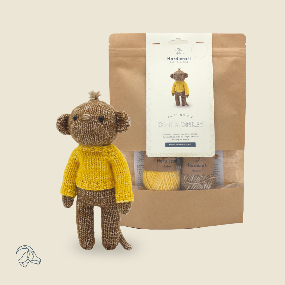 DIY Knitting Kit - Kees Monkey