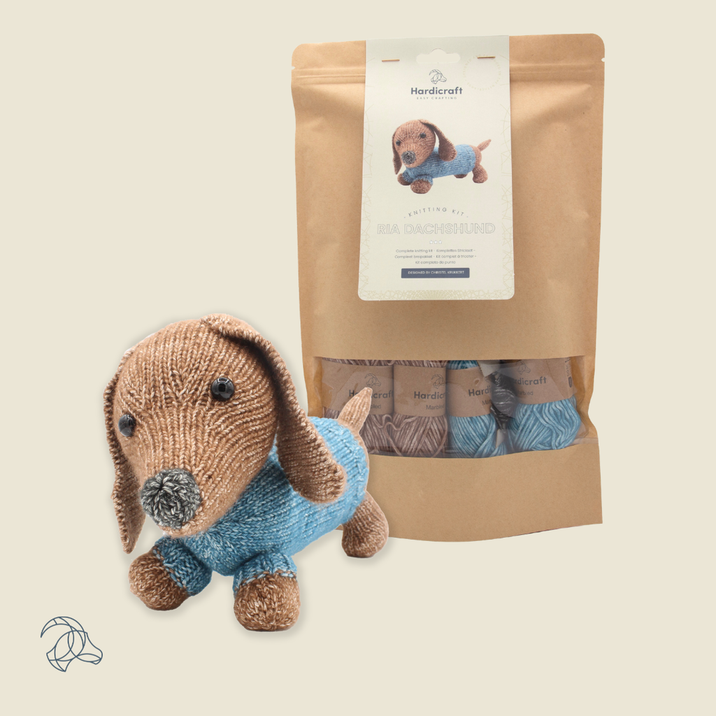 DIY Knitting Kit - Ria Dachshund