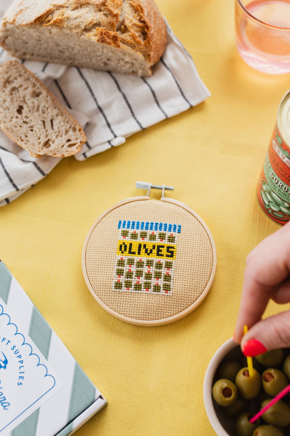 Olives Cross Stitch Kit