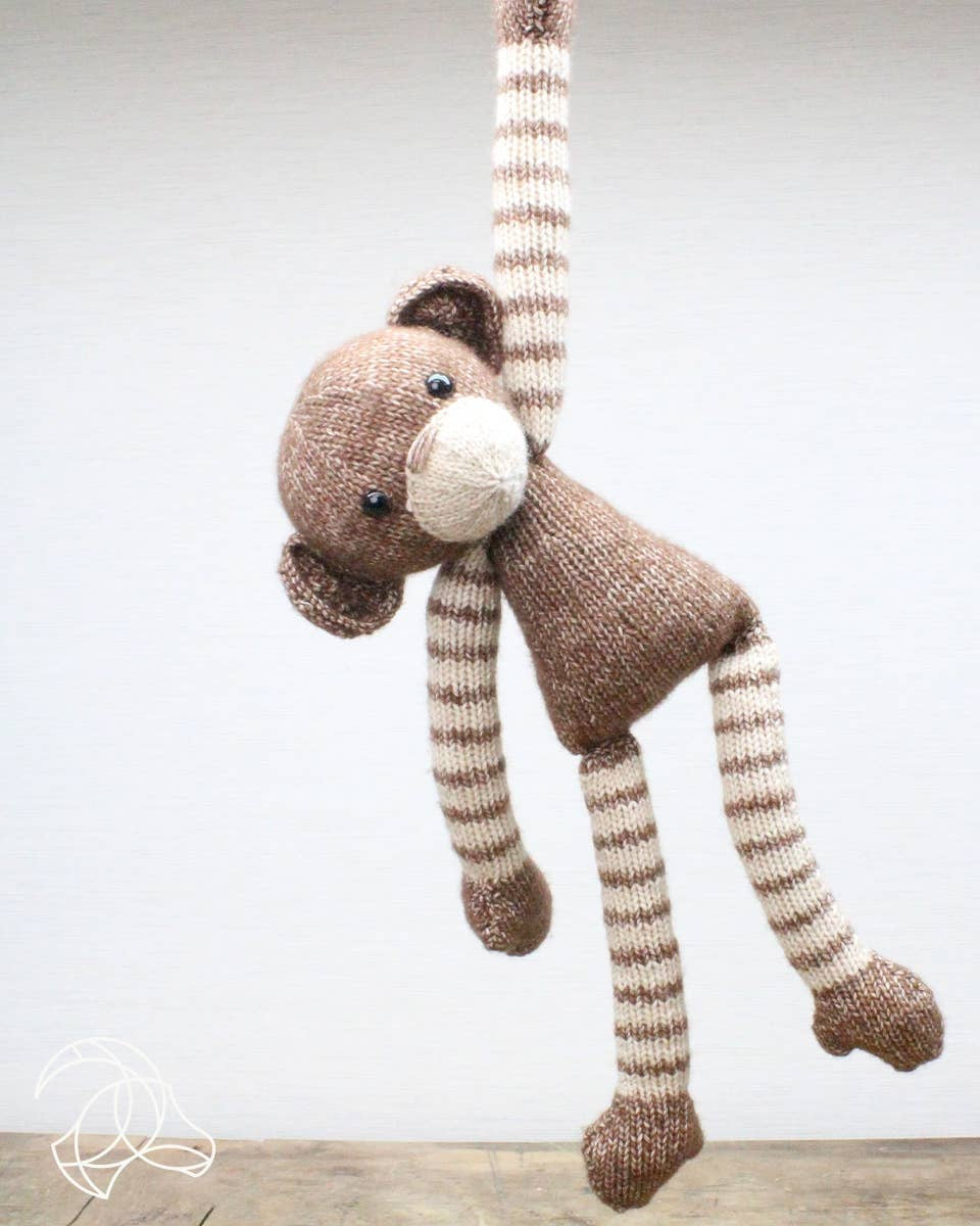 DIY Knitting Kit - Malinda Monkey