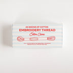 24 Cotton Embroidery Skeins Bumper Pack