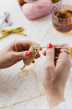 French Knitting Bobbin - Wooden Dolly