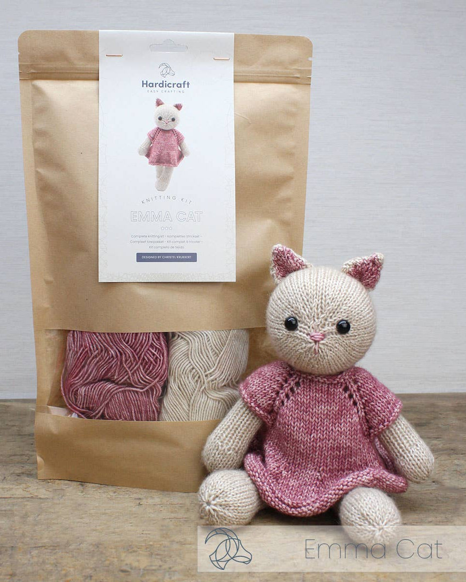 DIY Knitting Kit - Emma Cat