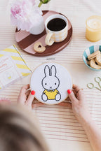 Miffy Yellow Cross Stitch Kit Beginner Friendly: Yellow Top